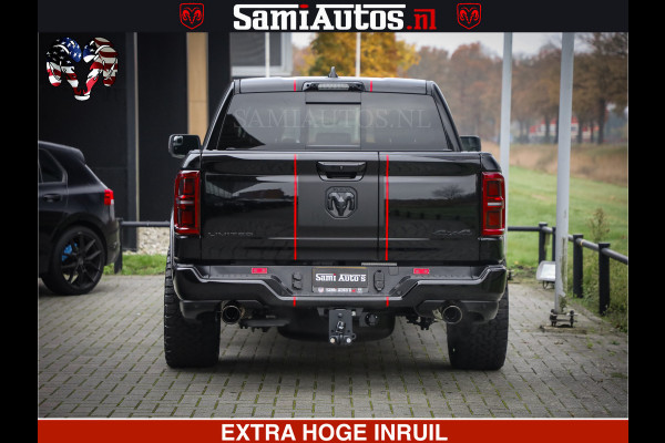 Dodge Ram 1500 Limited Night High Output 540HP 706Nm | Massage + Full Option | De Meest Luxe en Volle Pick-Up in zijn Klasse | Comfortabele Dubbele Cabine met Royale 5 Zitplaatsen | BPM vrij | Nu Leverbaar uit Voorraad | Voorraad Nr 2324 - 5142