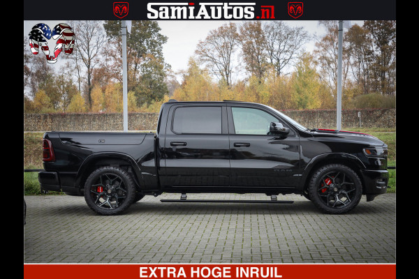 Dodge Ram 1500 Limited Night High Output 540HP 706Nm | Massage + Full Option | De Meest Luxe en Volle Pick-Up in zijn Klasse | Comfortabele Dubbele Cabine met Royale 5 Zitplaatsen | BPM vrij | Nu Leverbaar uit Voorraad | Voorraad Nr 2324 - 5142