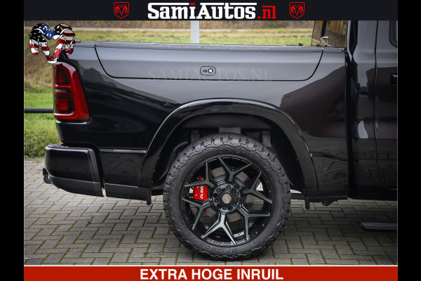 Dodge Ram 1500 Limited Night High Output 540HP 706Nm | Massage + Full Option | De Meest Luxe en Volle Pick-Up in zijn Klasse | Comfortabele Dubbele Cabine met Royale 5 Zitplaatsen | BPM vrij | Nu Leverbaar uit Voorraad | Voorraad Nr 2324 - 5142