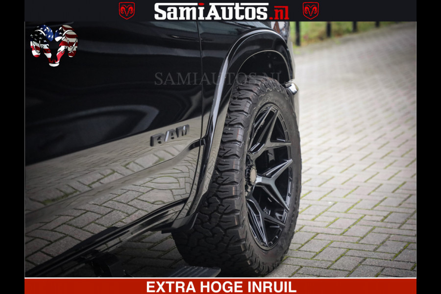 Dodge Ram 1500 Limited Night High Output 540HP 706Nm | Massage + Full Option | De Meest Luxe en Volle Pick-Up in zijn Klasse | Comfortabele Dubbele Cabine met Royale 5 Zitplaatsen | BPM vrij | Nu Leverbaar uit Voorraad | Voorraad Nr 2324 - 5142