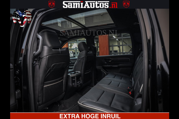 Dodge Ram 1500 Limited Night High Output 540HP 706Nm | Massage + Full Option | De Meest Luxe en Volle Pick-Up in zijn Klasse | Comfortabele Dubbele Cabine met Royale 5 Zitplaatsen | BPM vrij | Nu Leverbaar uit Voorraad | Voorraad Nr 2324 - 5142