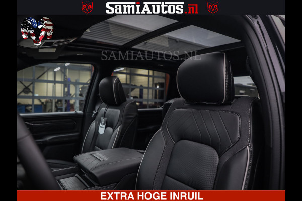 Dodge Ram 1500 Limited Night High Output 540HP 706Nm | Massage + Full Option | De Meest Luxe en Volle Pick-Up in zijn Klasse | Comfortabele Dubbele Cabine met Royale 5 Zitplaatsen | BPM vrij | Nu Leverbaar uit Voorraad | Voorraad Nr 2324 - 5142