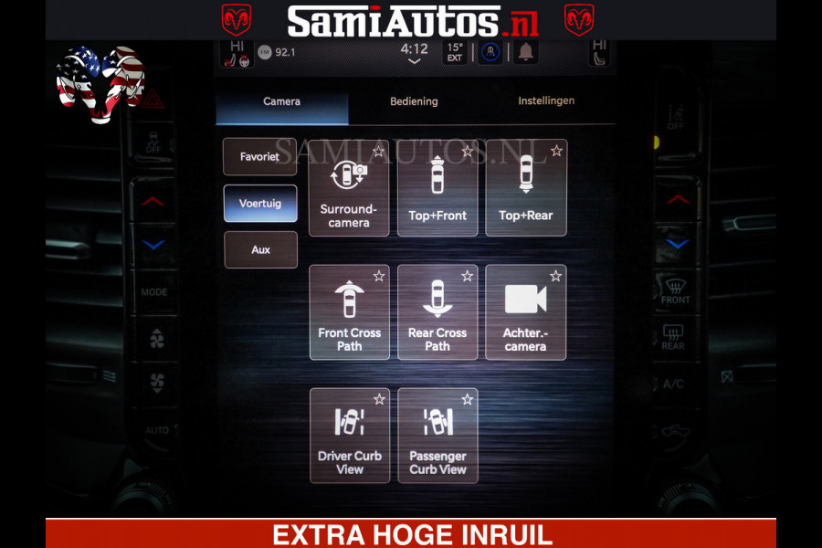 Dodge Ram 1500 Limited Night High Output 540HP 706Nm | Massage + Full Option | De Meest Luxe en Volle Pick-Up in zijn Klasse | Comfortabele Dubbele Cabine met Royale 5 Zitplaatsen | BPM vrij | Nu Leverbaar uit Voorraad | Voorraad Nr 2324 - 5142