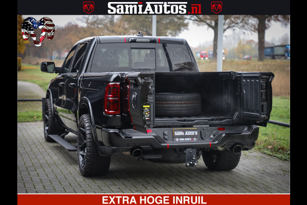 Dodge Ram 1500 Limited Night High Output 540HP 706Nm | Massage + Full Option | De Meest Luxe en Volle Pick-Up in zijn Klasse | Comfortabele Dubbele Cabine met Royale 5 Zitplaatsen | BPM vrij | Nu Leverbaar uit Voorraad | Voorraad Nr 2324 - 5142