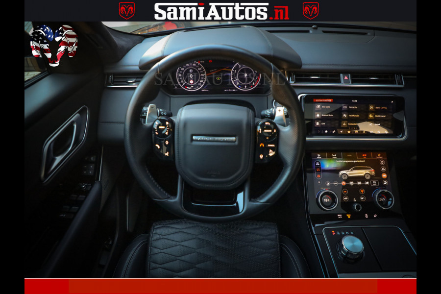Land Rover Range Rover Sport Velar 5.0 V8 551PK SV Autobiography Dynamic Edition | HUD | 22 Wielen | TOP STAAT | BOM VOL | VOLLEDIG DEALER ONDERHOUDEN | BLACK OPS | KLEUR: SVO PREMIUM PALETTE BLACK | LUXE ZWARTE ALCANTARA HEMELBEKLEDING |