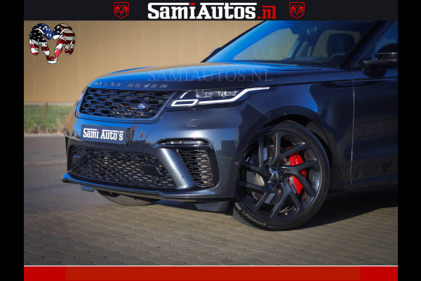 Land Rover Range Rover Sport Velar 5.0 V8 551PK SV Autobiography Dynamic Edition | HUD | 22 Wielen | TOP STAAT | BOM VOL | VOLLEDIG DEALER ONDERHOUDEN | BLACK OPS | KLEUR: SVO PREMIUM PALETTE BLACK | LUXE ZWARTE ALCANTARA HEMELBEKLEDING |