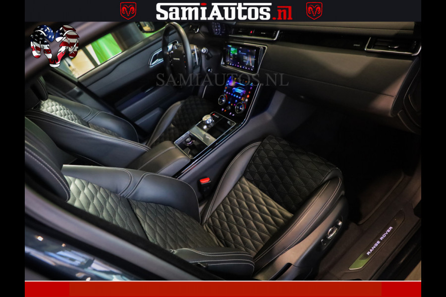 Land Rover Range Rover Sport Velar 5.0 V8 551PK SV Autobiography Dynamic Edition | HUD | 22 Wielen | TOP STAAT | BOM VOL | VOLLEDIG DEALER ONDERHOUDEN | BLACK OPS | KLEUR: SVO PREMIUM PALETTE BLACK | LUXE ZWARTE ALCANTARA HEMELBEKLEDING |