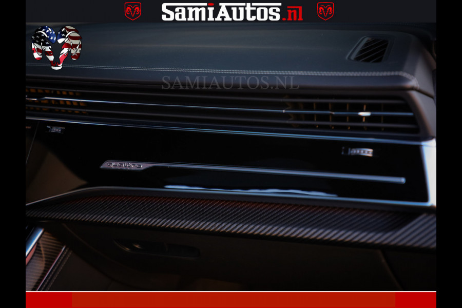 Audi RS Q8 RSQ8 600PK 4.0 TFSI | MATT OLIVE GREEN | QUATTRO | MEGA VOLLE RSQ8 | BANG & OLUFSEN | HUD | 4 WIELBESTURING | 23 INCH AUDI SPORT WHEELS | RS BEKLEDING ZWART | PANO | SOFTCLOSE | De Lamborghini Urus en Audi RS Q8 zijn beide supersnelle SUV's met dezelfde basis (4.0L V8 twin-turbo motor van de VW Group)