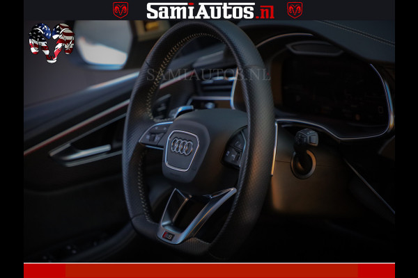 Audi RS Q8 RSQ8 600PK 4.0 TFSI | MATT OLIVE GREEN | QUATTRO | MEGA VOLLE RSQ8 | BANG & OLUFSEN | HUD | 4 WIELBESTURING | 23 INCH AUDI SPORT WHEELS | RS BEKLEDING ZWART | PANO | SOFTCLOSE | De Lamborghini Urus en Audi RS Q8 zijn beide supersnelle SUV's met dezelfde basis (4.0L V8 twin-turbo motor van de VW Group)