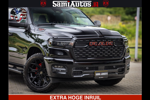 Dodge Ram TradesMan 6 Persoons Uitvoering | LEDER RS | 420Pk 636Nm | Pick-Up | Comfortabele Dubbele Cabine met Royale 6 Zitplaatsen | BPM vrij | Nu Leverbaar uit Voorraad | Voorraad Nr 2217- 2911