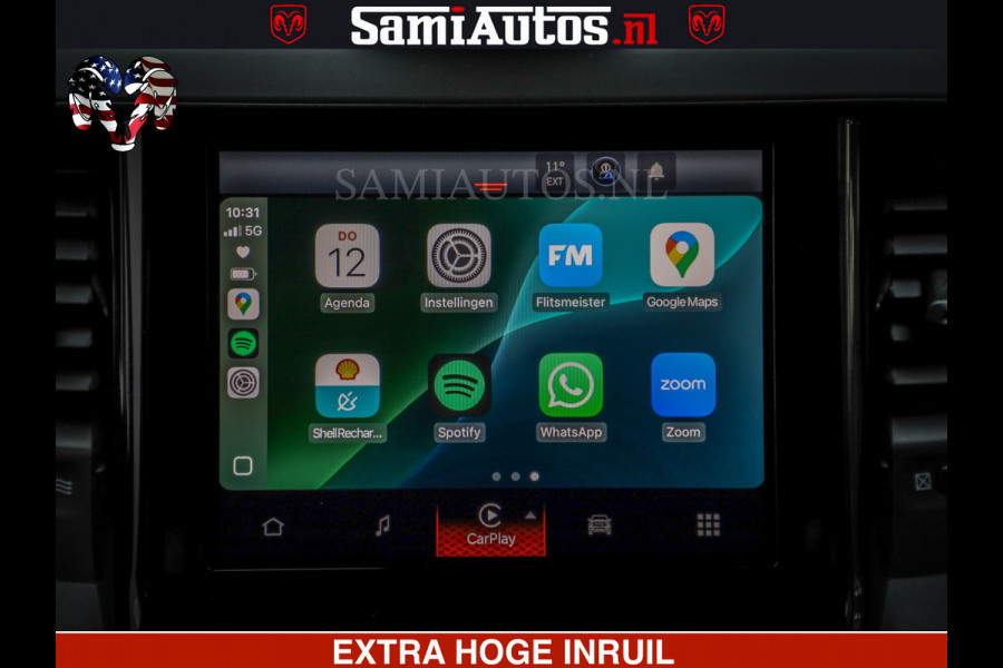 Dodge Ram TradesMan 6 Persoons Uitvoering | LEDER RS | 420Pk 636Nm | Pick-Up | Comfortabele Dubbele Cabine met Royale 6 Zitplaatsen | BPM vrij | Nu Leverbaar uit Voorraad | Voorraad Nr 2217- 2911