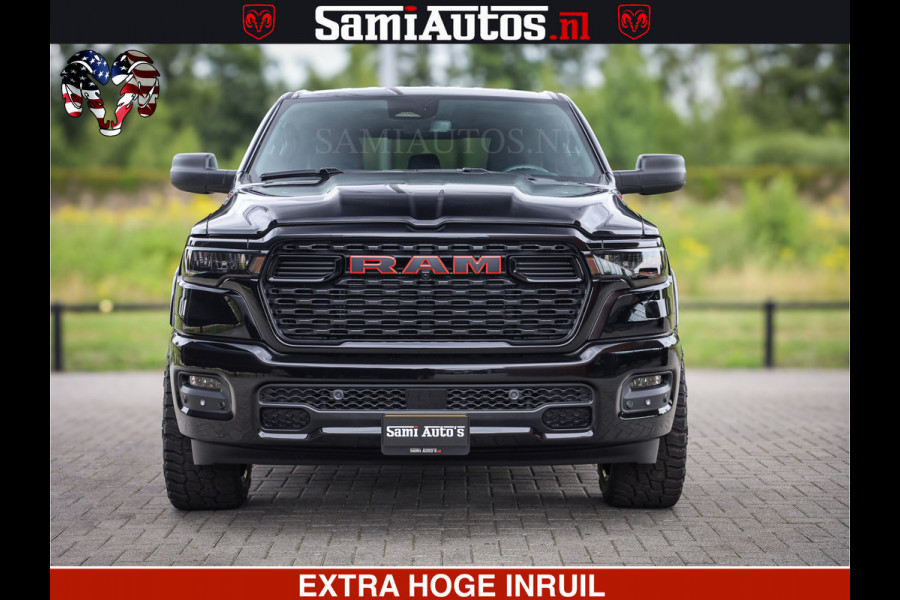 Dodge Ram TradesMan 6 Persoons Uitvoering | LEDER RS | 420Pk 636Nm | Pick-Up | Comfortabele Dubbele Cabine met Royale 6 Zitplaatsen | BPM vrij | Nu Leverbaar uit Voorraad | Voorraad Nr 2217- 2911