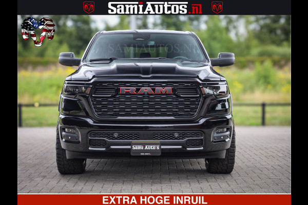 Dodge Ram TradesMan 6 Persoons Uitvoering | LEDER RS | 420Pk 636Nm | Pick-Up | Comfortabele Dubbele Cabine met Royale 6 Zitplaatsen | BPM vrij | Nu Leverbaar uit Voorraad | Voorraad Nr 2217- 2911