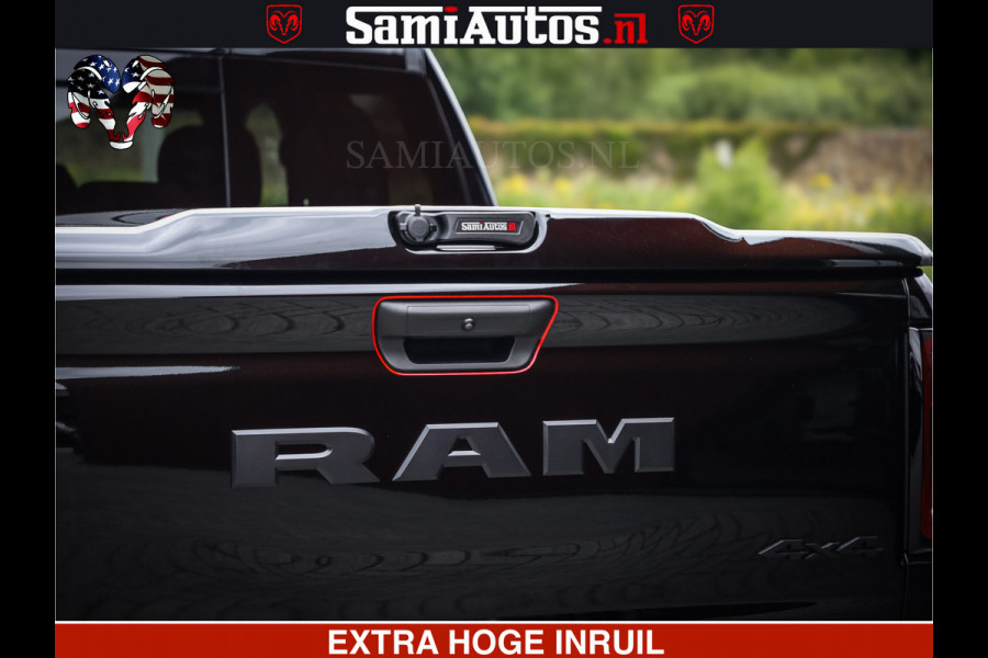 Dodge Ram TradesMan 6 Persoons Uitvoering | LEDER RS | 420Pk 636Nm | Pick-Up | Comfortabele Dubbele Cabine met Royale 6 Zitplaatsen | BPM vrij | Nu Leverbaar uit Voorraad | Voorraad Nr 2217- 2911