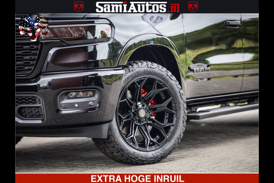 Dodge Ram TradesMan 6 Persoons Uitvoering | LEDER RS | 420Pk 636Nm | Pick-Up | Comfortabele Dubbele Cabine met Royale 6 Zitplaatsen | BPM vrij | Nu Leverbaar uit Voorraad | Voorraad Nr 2217- 2911