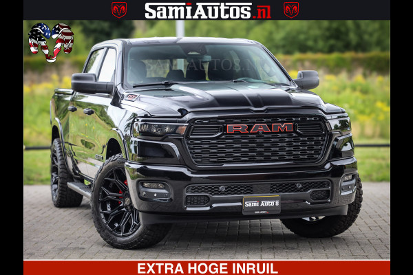 Dodge Ram TradesMan 6 Persoons Uitvoering | LEDER RS | 420Pk 636Nm | Pick-Up | Comfortabele Dubbele Cabine met Royale 6 Zitplaatsen | BPM vrij | Nu Leverbaar uit Voorraad | Voorraad Nr 2217- 2911