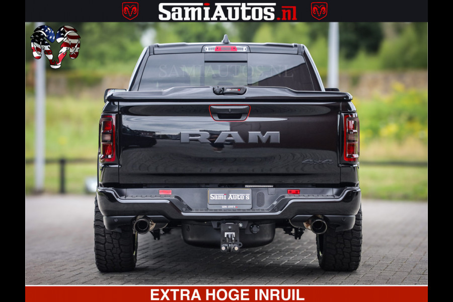 Dodge Ram TradesMan 6 Persoons Uitvoering | LEDER RS | 420Pk 636Nm | Pick-Up | Comfortabele Dubbele Cabine met Royale 6 Zitplaatsen | BPM vrij | Nu Leverbaar uit Voorraad | Voorraad Nr 2217- 2911