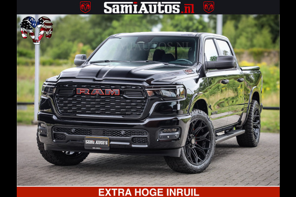 Dodge Ram TradesMan 6 Persoons Uitvoering | LEDER RS | 420Pk 636Nm | Pick-Up | Comfortabele Dubbele Cabine met Royale 6 Zitplaatsen | BPM vrij | Nu Leverbaar uit Voorraad | Voorraad Nr 2217- 2911