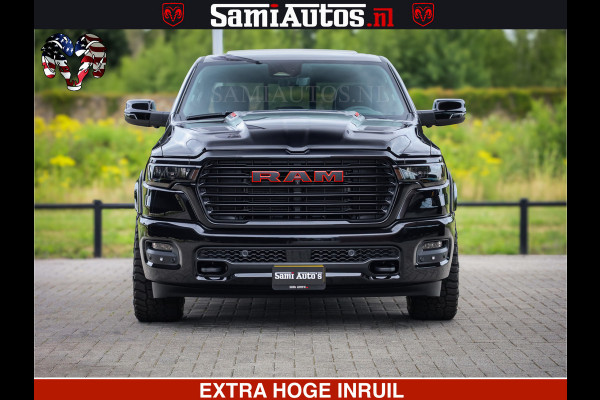 Dodge Ram 1500 Night Premium | Full Option | De Meest Luxe Pick-Up in zijn Klasse | Comfortabele Dubbele Cabine met Royale 5 Zitplaatsen | BPM vrij | Nu Leverbaar uit Voorraad | Voorraad Nr 2287 - 3384