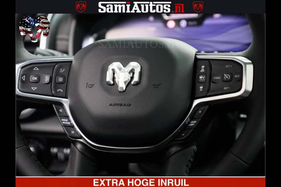 Dodge Ram 1500 Night Premium | Full Option | De Meest Luxe Pick-Up in zijn Klasse | Comfortabele Dubbele Cabine met Royale 5 Zitplaatsen | BPM vrij | Nu Leverbaar uit Voorraad | Voorraad Nr 2287 - 3384
