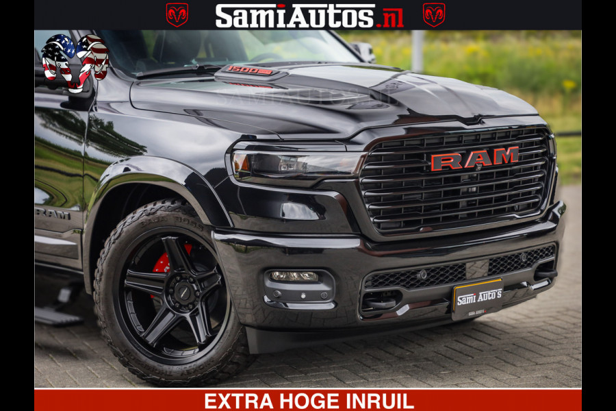 Dodge Ram 1500 Night Premium | Full Option | De Meest Luxe Pick-Up in zijn Klasse | Comfortabele Dubbele Cabine met Royale 5 Zitplaatsen | BPM vrij | Nu Leverbaar uit Voorraad | Voorraad Nr 2287 - 3384