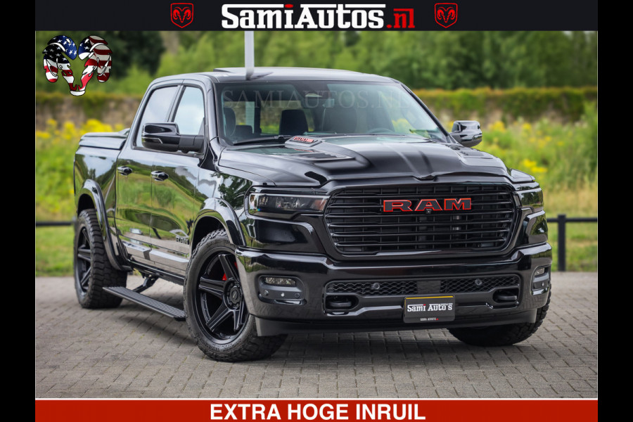 Dodge Ram 1500 Night Premium | Full Option | De Meest Luxe Pick-Up in zijn Klasse | Comfortabele Dubbele Cabine met Royale 5 Zitplaatsen | BPM vrij | Nu Leverbaar uit Voorraad | Voorraad Nr 2287 - 3384