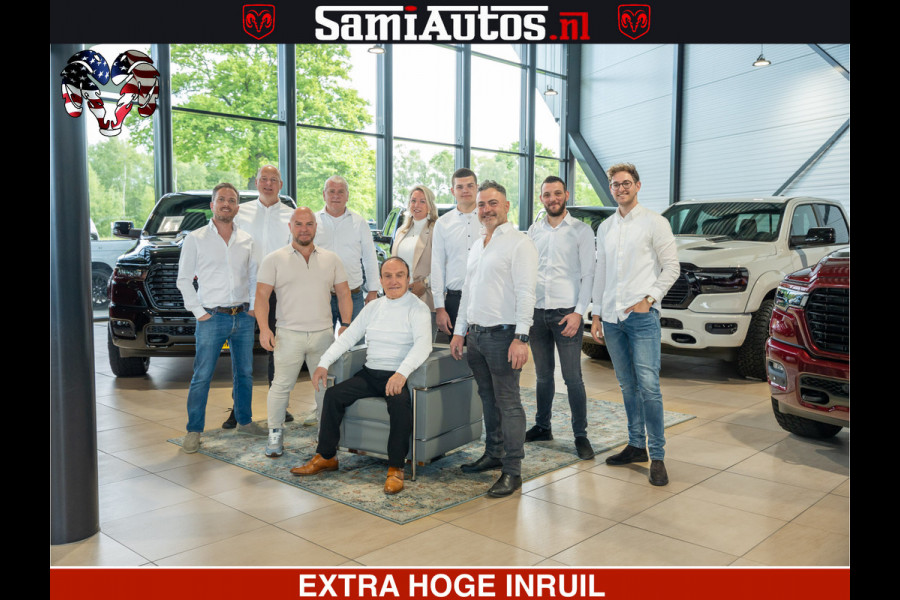Dodge Ram 1500 Limited SPORT H.O 540HP 706Nm | Massage + Full Option | De Meest Luxe en Volle Pick-Up in zijn Klasse | Comfortabele Dubbele Cabine met Royale 5 Zitplaatsen | BPM vrij | Nu Leverbaar uit Voorraad | Voorraad Nr 2331