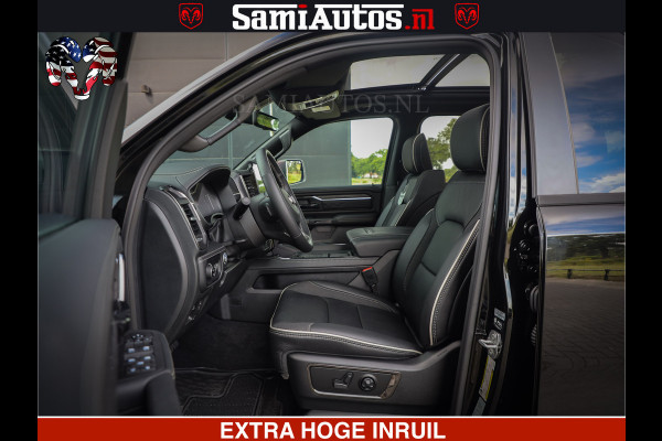 Dodge Ram 1500 Limited SPORT H.O 540HP 706Nm | Massage + Full Option | De Meest Luxe en Volle Pick-Up in zijn Klasse | Comfortabele Dubbele Cabine met Royale 5 Zitplaatsen | BPM vrij | Nu Leverbaar uit Voorraad | Voorraad Nr 2331