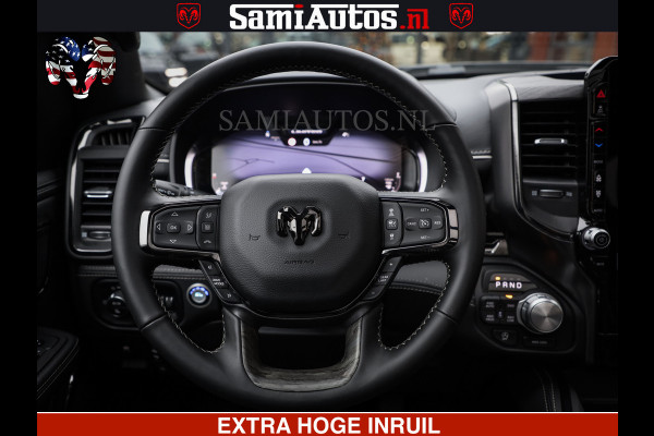 Dodge Ram 1500 Limited SPORT H.O 540HP 706Nm | Massage + Full Option | De Meest Luxe en Volle Pick-Up in zijn Klasse | Comfortabele Dubbele Cabine met Royale 5 Zitplaatsen | BPM vrij | Nu Leverbaar uit Voorraad | Voorraad Nr 2331