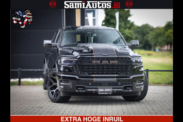 Dodge Ram 1500 Limited SPORT H.O 540HP 706Nm | Massage + Full Option | De Meest Luxe en Volle Pick-Up in zijn Klasse | Comfortabele Dubbele Cabine met Royale 5 Zitplaatsen | BPM vrij | Nu Leverbaar uit Voorraad | Voorraad Nr 2331