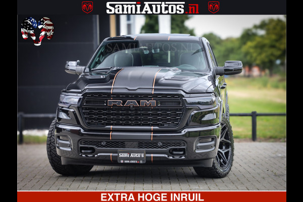 Dodge Ram 1500 Limited SPORT H.O 540HP 706Nm | Massage + Full Option | De Meest Luxe en Volle Pick-Up in zijn Klasse | Comfortabele Dubbele Cabine met Royale 5 Zitplaatsen | BPM vrij | Nu Leverbaar uit Voorraad | Voorraad Nr 2331