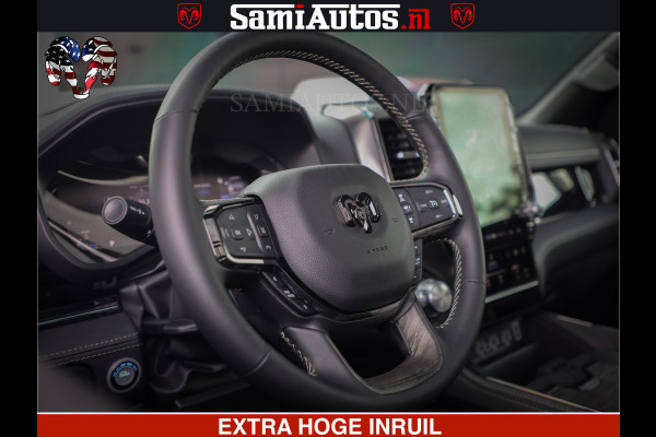 Dodge Ram 1500 Limited SPORT H.O 540HP 706Nm | Massage + Full Option | De Meest Luxe en Volle Pick-Up in zijn Klasse | Comfortabele Dubbele Cabine met Royale 5 Zitplaatsen | BPM vrij | Nu Leverbaar uit Voorraad | Voorraad Nr 2331