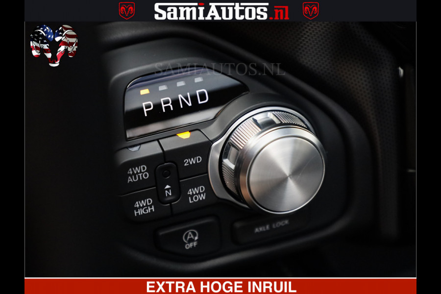 Dodge Ram 1500 1500 Limited Night High Output 540HP 706Nm | Massage + Full Option | De Meest Luxe en Volle Pick-Up in zijn Klasse | Comfortabele Dubbele Cabine met Royale 5 Zitplaatsen | BPM vrij | Nu Leverbaar uit Voorraad | Voorraad Nr 2298 - 7479