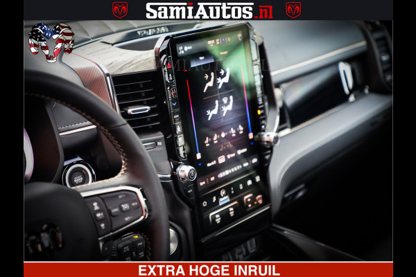 Dodge Ram 1500 1500 Limited Night High Output 540HP 706Nm | Massage + Full Option | De Meest Luxe en Volle Pick-Up in zijn Klasse | Comfortabele Dubbele Cabine met Royale 5 Zitplaatsen | BPM vrij | Nu Leverbaar uit Voorraad | Voorraad Nr 2298 - 7479