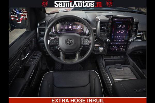 Dodge Ram 1500 Limited Night H.O 540HP 706Nm | Massage + Full Option | De Meest Luxe en Volle Pick-Up in zijn Klasse | Comfortabele Dubbele Cabine met Royale 5 Zitplaatsen | BPM vrij | Nu Leverbaar uit Voorraad | Voorraad Nr 2348 - 5158