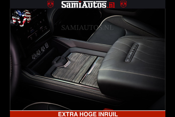 Dodge Ram 1500 Limited Night H.O 540HP 706Nm | Massage + Full Option | De Meest Luxe en Volle Pick-Up in zijn Klasse | Comfortabele Dubbele Cabine met Royale 5 Zitplaatsen | BPM vrij | Nu Leverbaar uit Voorraad | Voorraad Nr 2348 - 5158