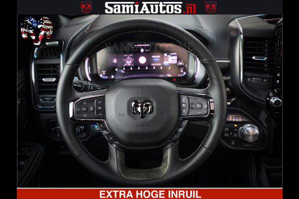 Dodge Ram 1500 Limited Night H.O 540HP 706Nm | Massage + Full Option | De Meest Luxe en Volle Pick-Up in zijn Klasse | Comfortabele Dubbele Cabine met Royale 5 Zitplaatsen | BPM vrij | Nu Leverbaar uit Voorraad | Voorraad Nr 2348 - 5158