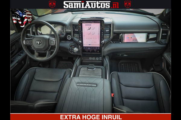 Dodge Ram 1500 Limited Night H.O 540HP 706Nm | Massage + Full Option | De Meest Luxe en Volle Pick-Up in zijn Klasse | Comfortabele Dubbele Cabine met Royale 5 Zitplaatsen | BPM vrij | Nu Leverbaar uit Voorraad | Voorraad Nr 2348 - 5158