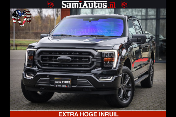 Ford USA F-150 BLACK OPS | 5.0 V8 406PK | 360 CAMERA | UITLAAT KLEP | BEDSLIDE | CREW CAB | LEDER | CREW CAB | DUBBELE CABINE | 5 PERSOONS | DC | GRIJSKENTEKEN |