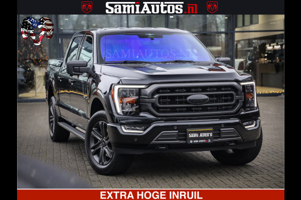 Ford USA F-150 BLACK OPS | 5.0 V8 406PK | 360 CAMERA | UITLAAT KLEP | BEDSLIDE | CREW CAB | LEDER | CREW CAB | DUBBELE CABINE | 5 PERSOONS | DC | GRIJSKENTEKEN |