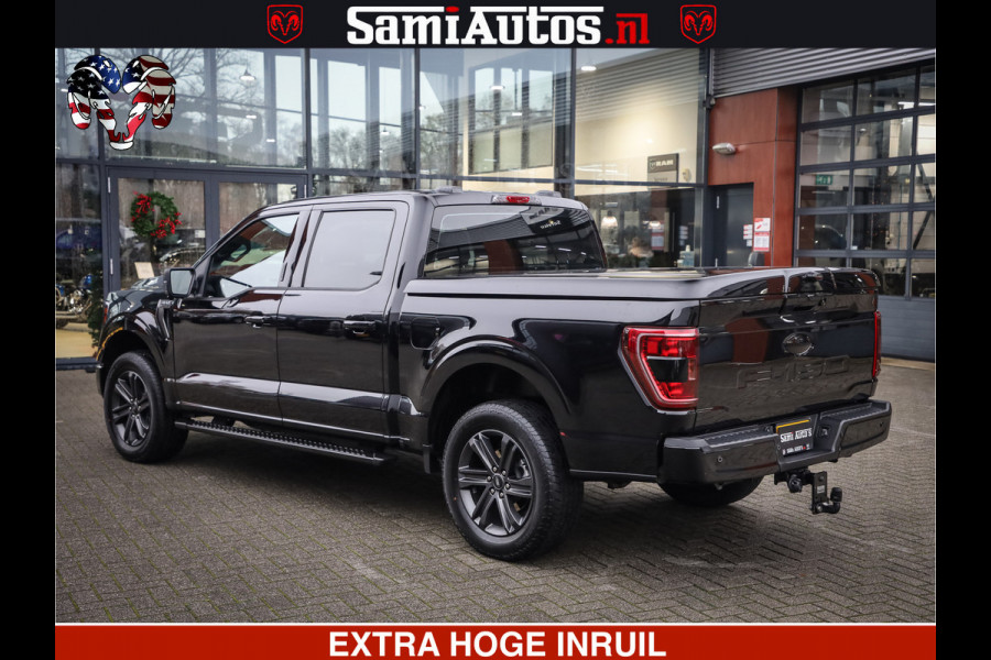 Ford USA F-150 BLACK OPS | 5.0 V8 406PK | 360 CAMERA | UITLAAT KLEP | BEDSLIDE | CREW CAB | LEDER | CREW CAB | DUBBELE CABINE | 5 PERSOONS | DC | GRIJSKENTEKEN |