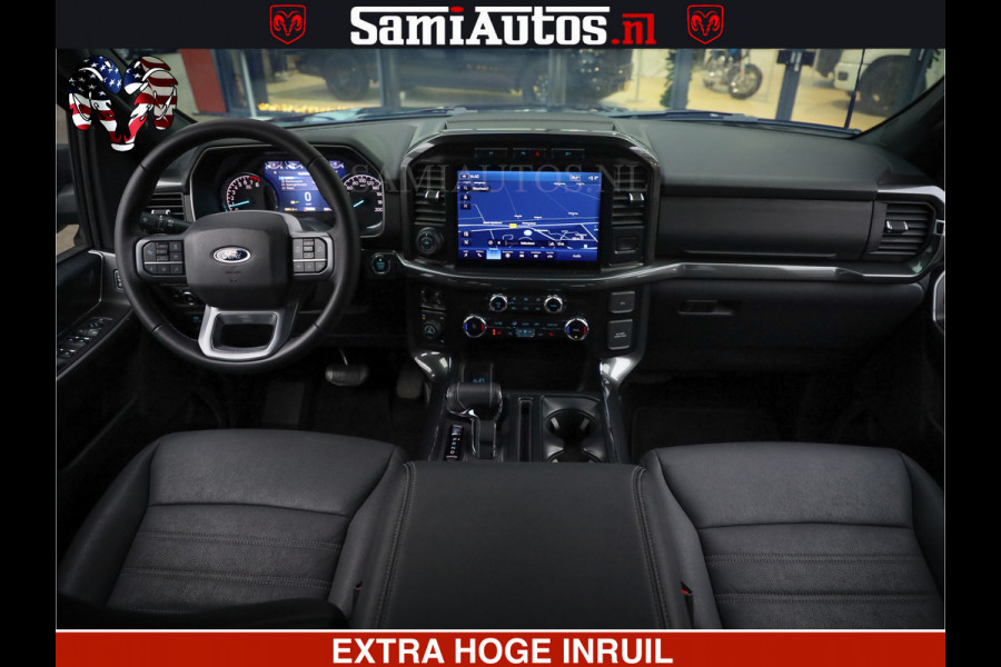 Ford USA F-150 BLACK OPS | 5.0 V8 406PK | 360 CAMERA | UITLAAT KLEP | BEDSLIDE | CREW CAB | LEDER | CREW CAB | DUBBELE CABINE | 5 PERSOONS | DC | GRIJSKENTEKEN |