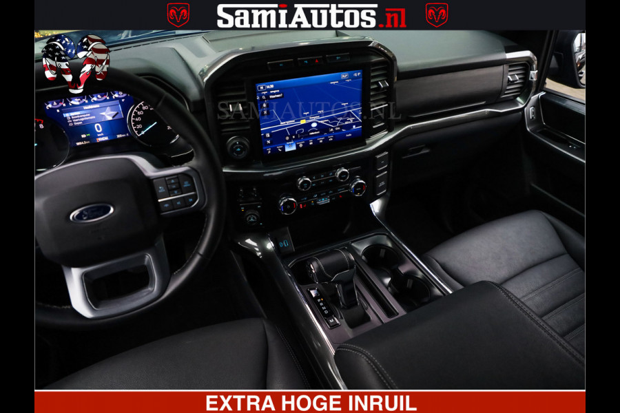 Ford USA F-150 BLACK OPS | 5.0 V8 406PK | 360 CAMERA | UITLAAT KLEP | BEDSLIDE | CREW CAB | LEDER | CREW CAB | DUBBELE CABINE | 5 PERSOONS | DC | GRIJSKENTEKEN |