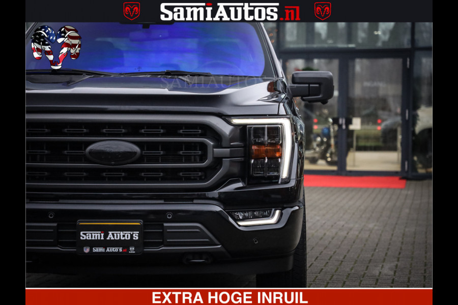 Ford USA F-150 BLACK OPS | 5.0 V8 406PK | 360 CAMERA | UITLAAT KLEP | BEDSLIDE | CREW CAB | LEDER | CREW CAB | DUBBELE CABINE | 5 PERSOONS | DC | GRIJSKENTEKEN |