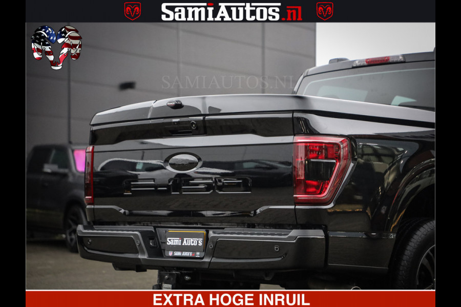 Ford USA F-150 BLACK OPS | 5.0 V8 406PK | 360 CAMERA | UITLAAT KLEP | BEDSLIDE | CREW CAB | LEDER | CREW CAB | DUBBELE CABINE | 5 PERSOONS | DC | GRIJSKENTEKEN |