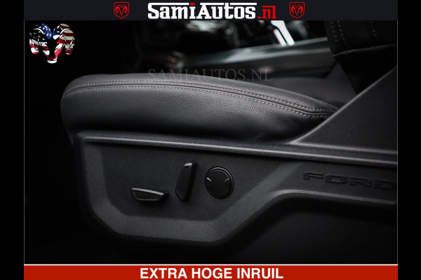 Ford USA F-150 BLACK OPS | 5.0 V8 406PK | 360 CAMERA | UITLAAT KLEP | BEDSLIDE | CREW CAB | LEDER | CREW CAB | DUBBELE CABINE | 5 PERSOONS | DC | GRIJSKENTEKEN |