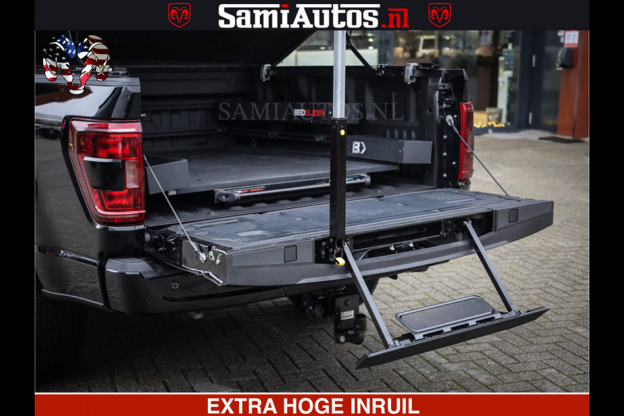 Ford USA F-150 BLACK OPS | 5.0 V8 406PK | 360 CAMERA | UITLAAT KLEP | BEDSLIDE | CREW CAB | LEDER | CREW CAB | DUBBELE CABINE | 5 PERSOONS | DC | GRIJSKENTEKEN |