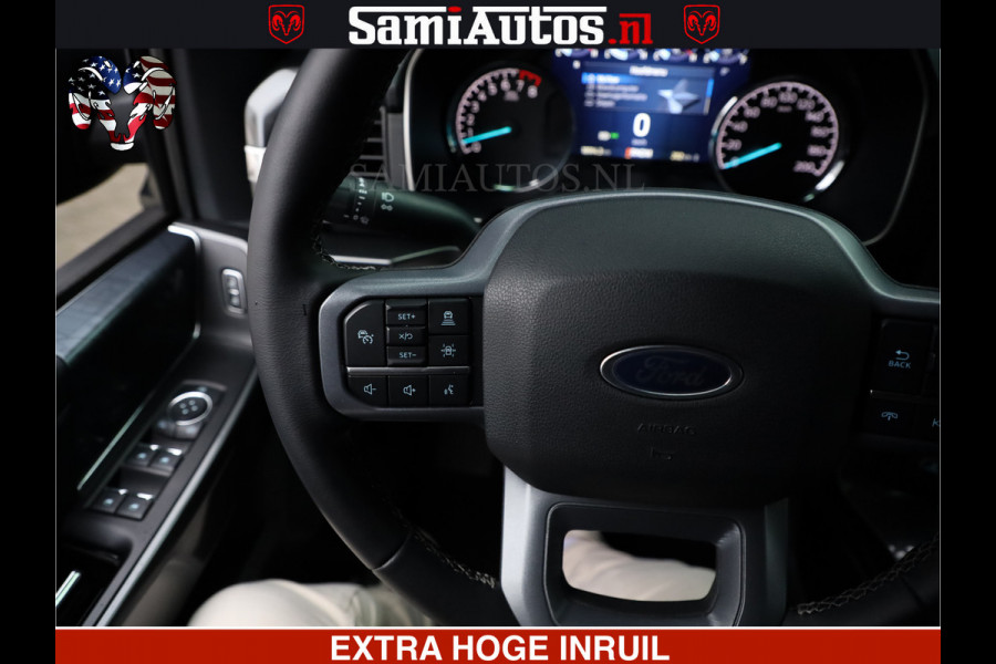 Ford USA F-150 BLACK OPS | 5.0 V8 406PK | 360 CAMERA | UITLAAT KLEP | BEDSLIDE | CREW CAB | LEDER | CREW CAB | DUBBELE CABINE | 5 PERSOONS | DC | GRIJSKENTEKEN |