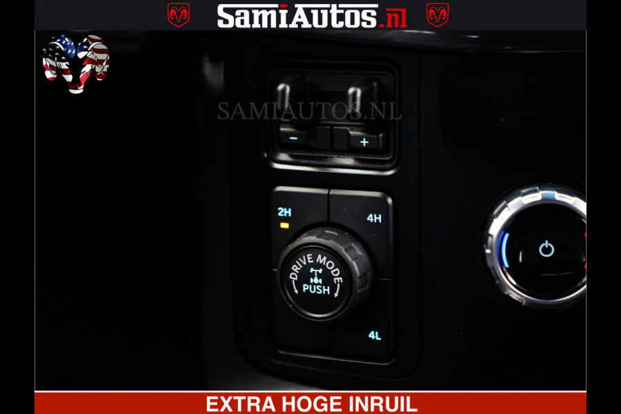 Dodge Ram FORD F150 BLACK OPS | 5.0 V8 406PK | 360 CAMERA | UITLAAT KLEP | BEDSLIDE | CREW CAB | LEDER | CREW CAB | DUBBELE CABINE | 5 PERSOONS | DC | GRIJSKENTEKEN |