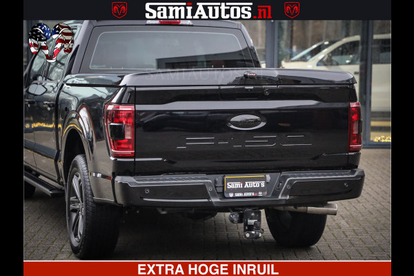 Dodge Ram FORD F150 BLACK OPS | 5.0 V8 406PK | 360 CAMERA | UITLAAT KLEP | BEDSLIDE | CREW CAB | LEDER | CREW CAB | DUBBELE CABINE | 5 PERSOONS | DC | GRIJSKENTEKEN |